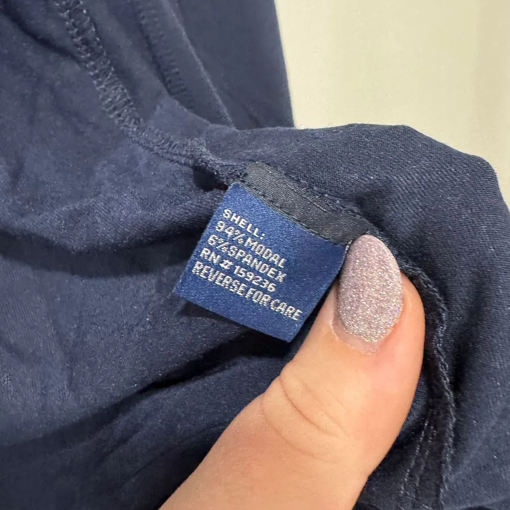 J Mclaughlin Zelda Cardigan Sweater XS Navy Blue Solid Modal Stretch Open NWT - Image 5