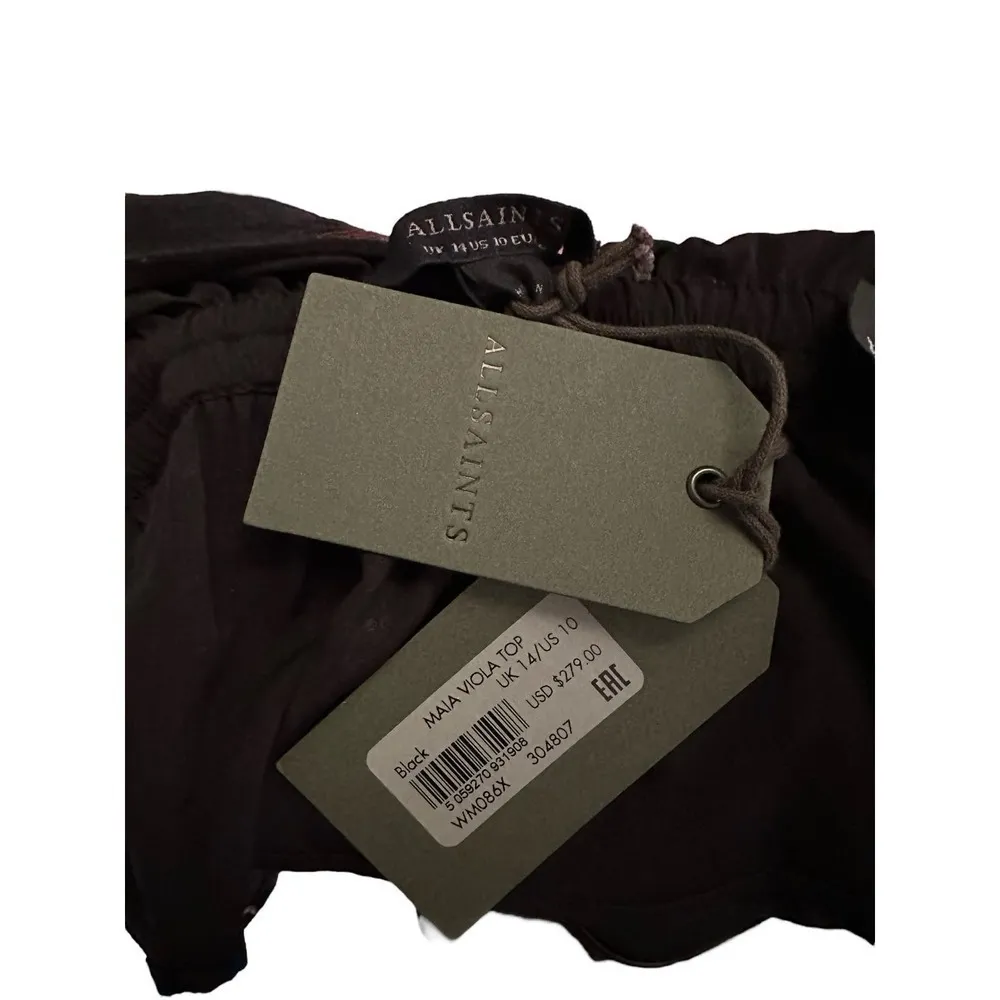 All‎ Saints Maia Viola Top NWT - Image 7