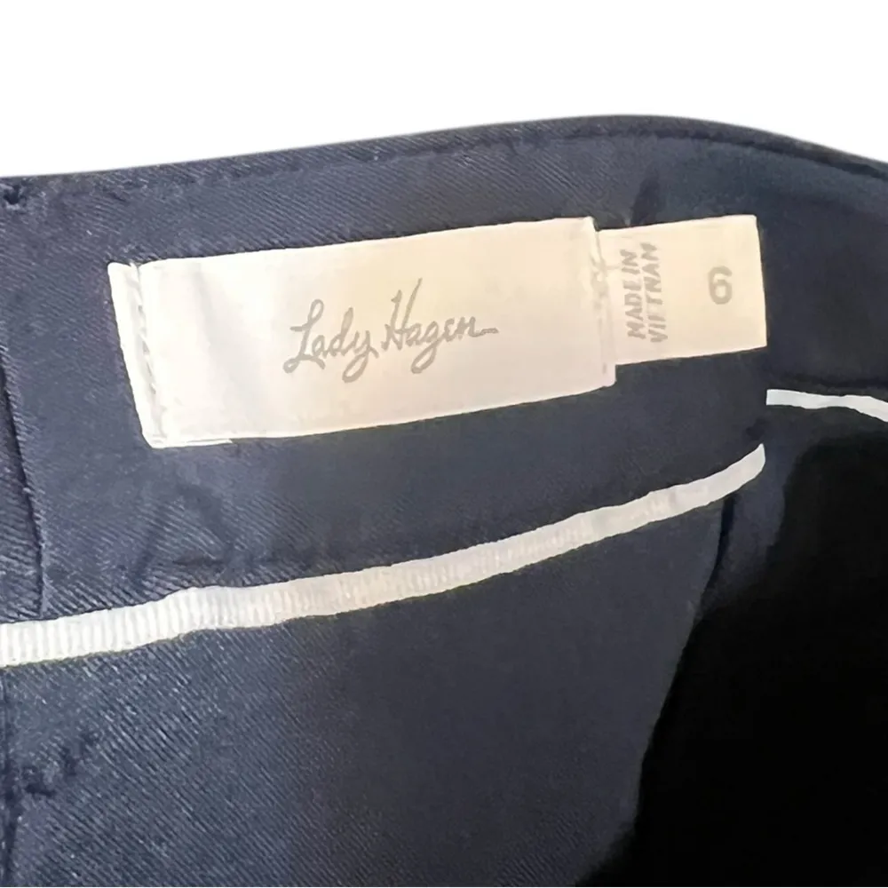 Lady Hagen Navy Blue Golf Shorts Size 6 - Image 5