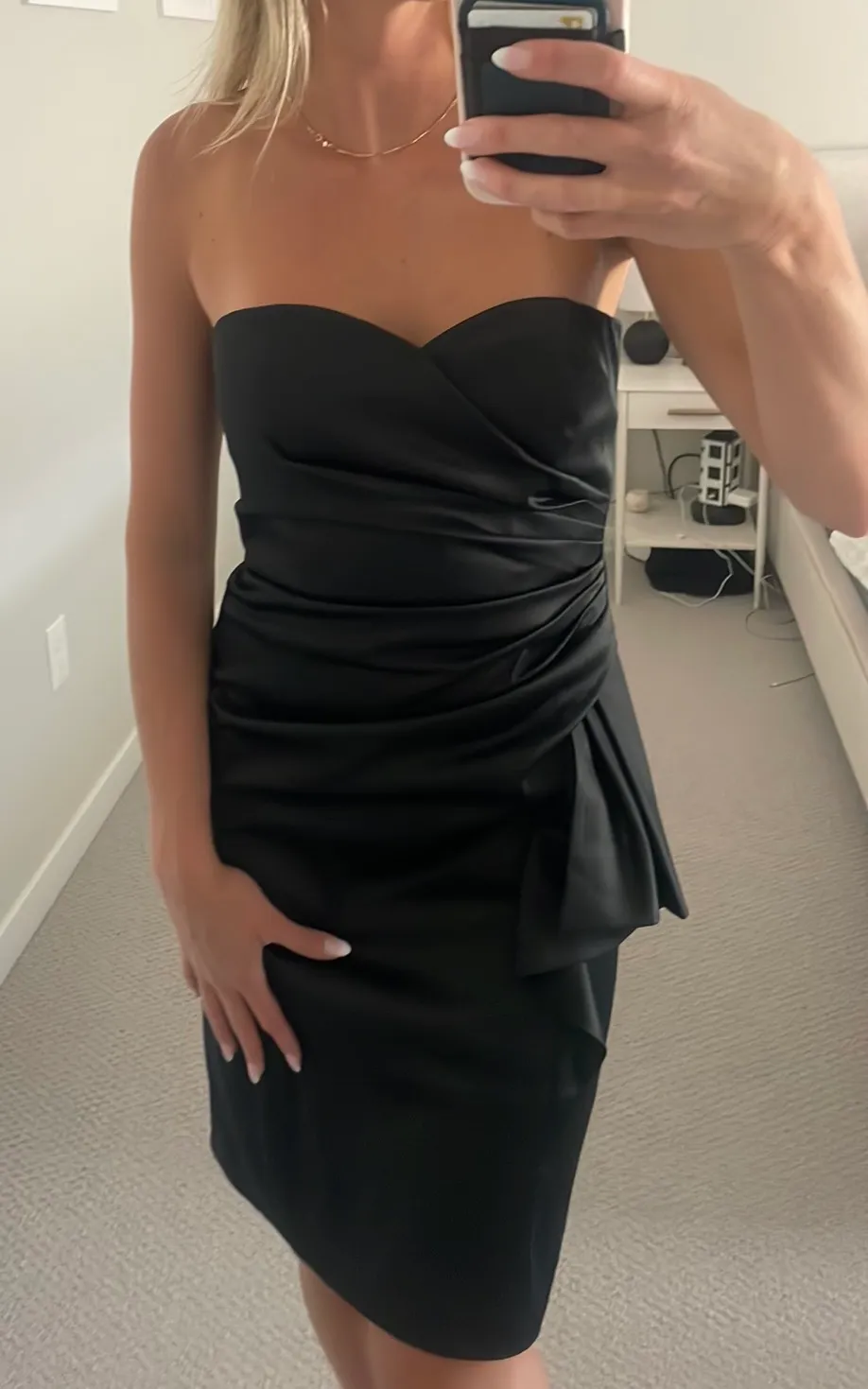 White House | Black Market Black Dress - Image 4