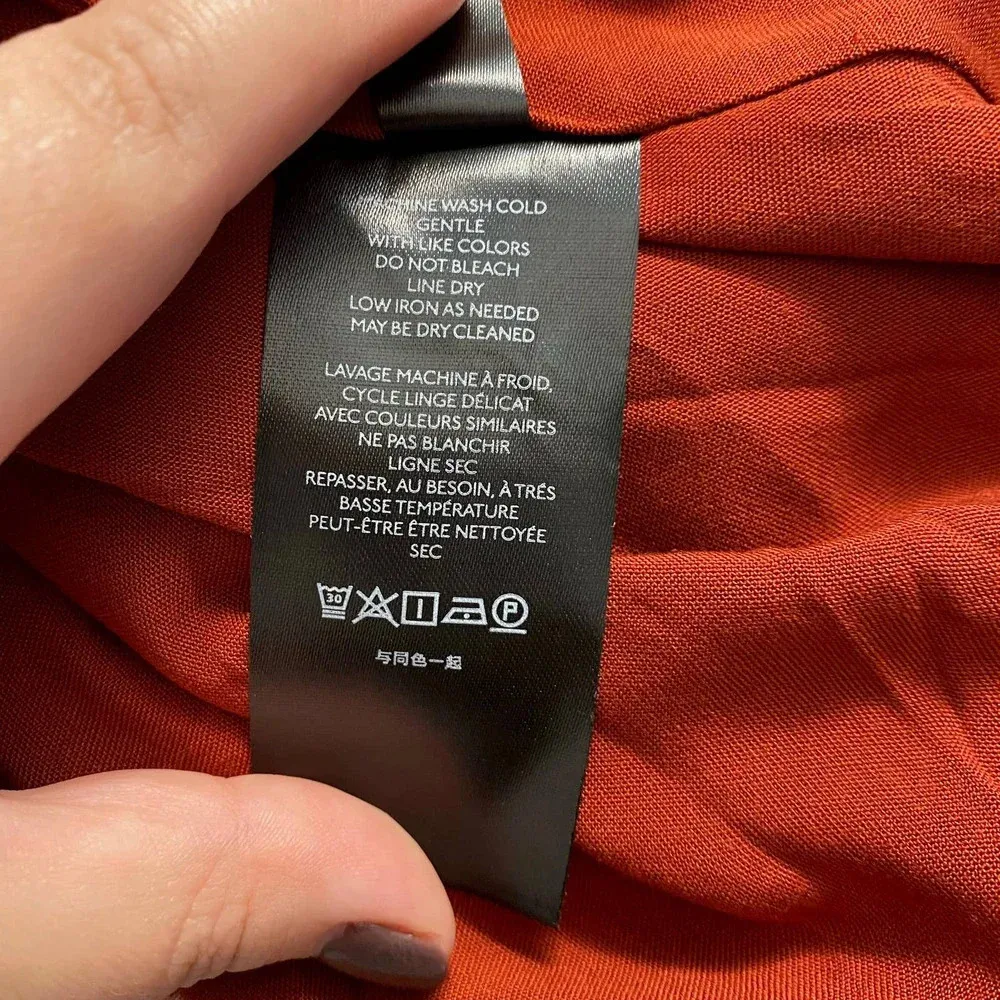 Anthropologie Sisters Gulassa Caterina‎ Mini Skirt Floral Orange Blue Size US XS - Image 11