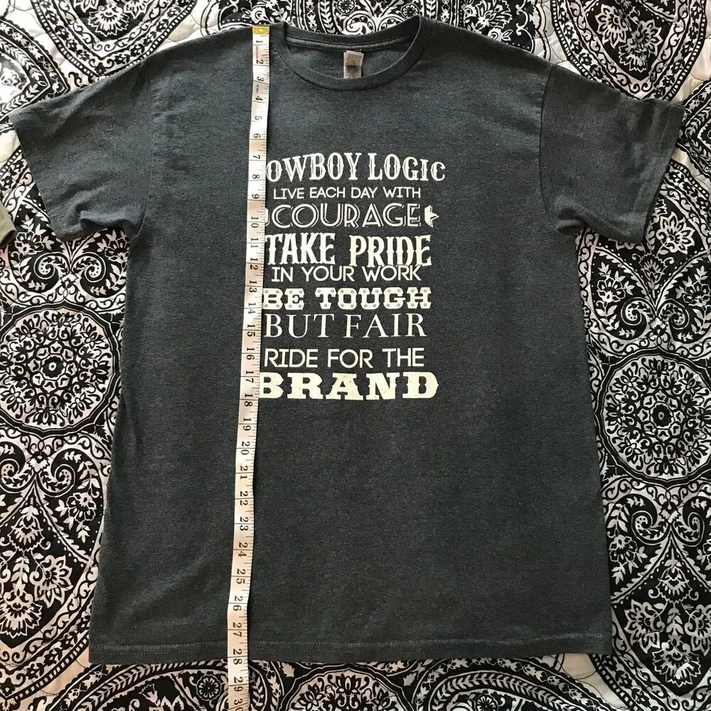 Cowboy Logic Gildan Graphic T-Shirt - Image 6