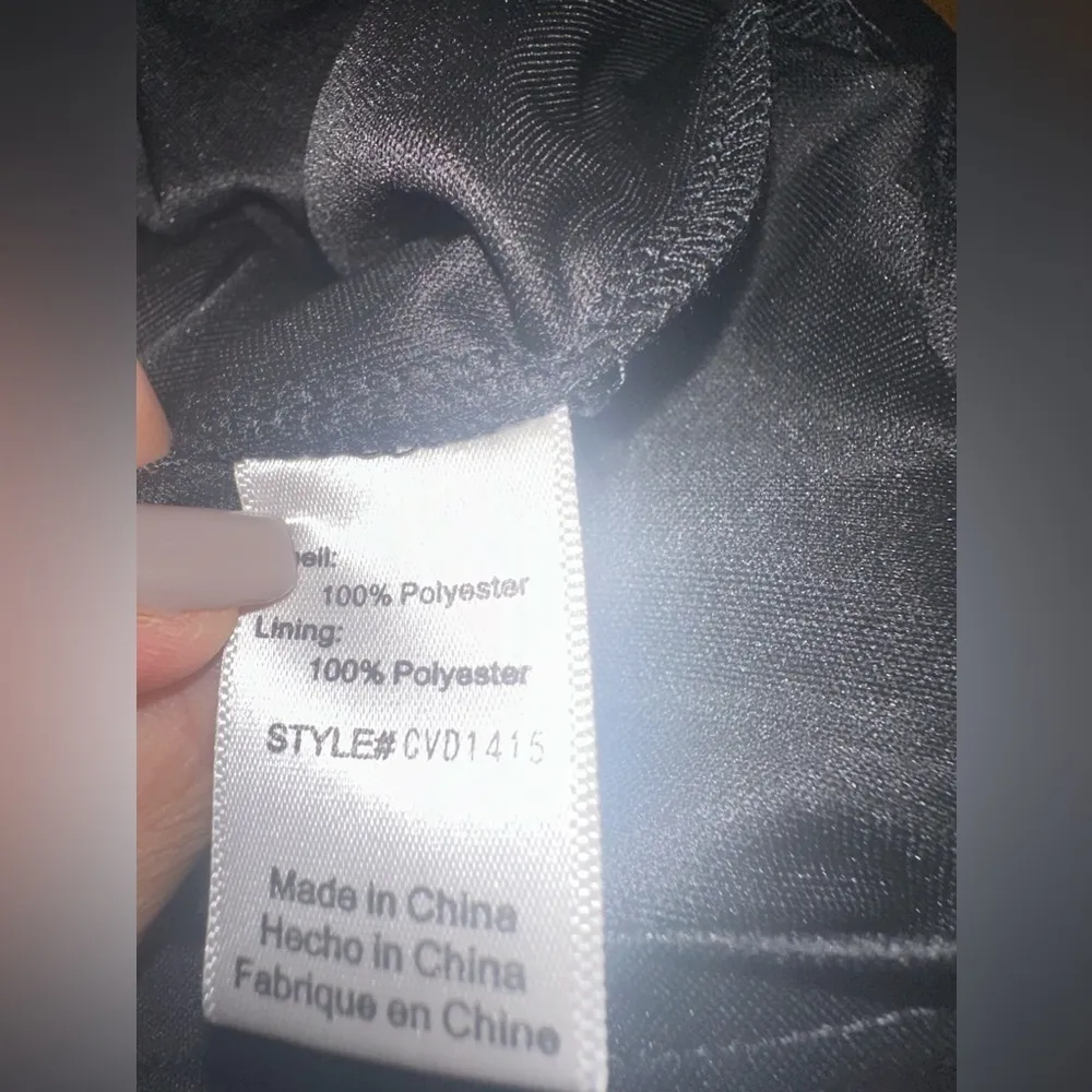 Vava by Joy Han Black Open Shoulder Mini Dress Medium - Image 11