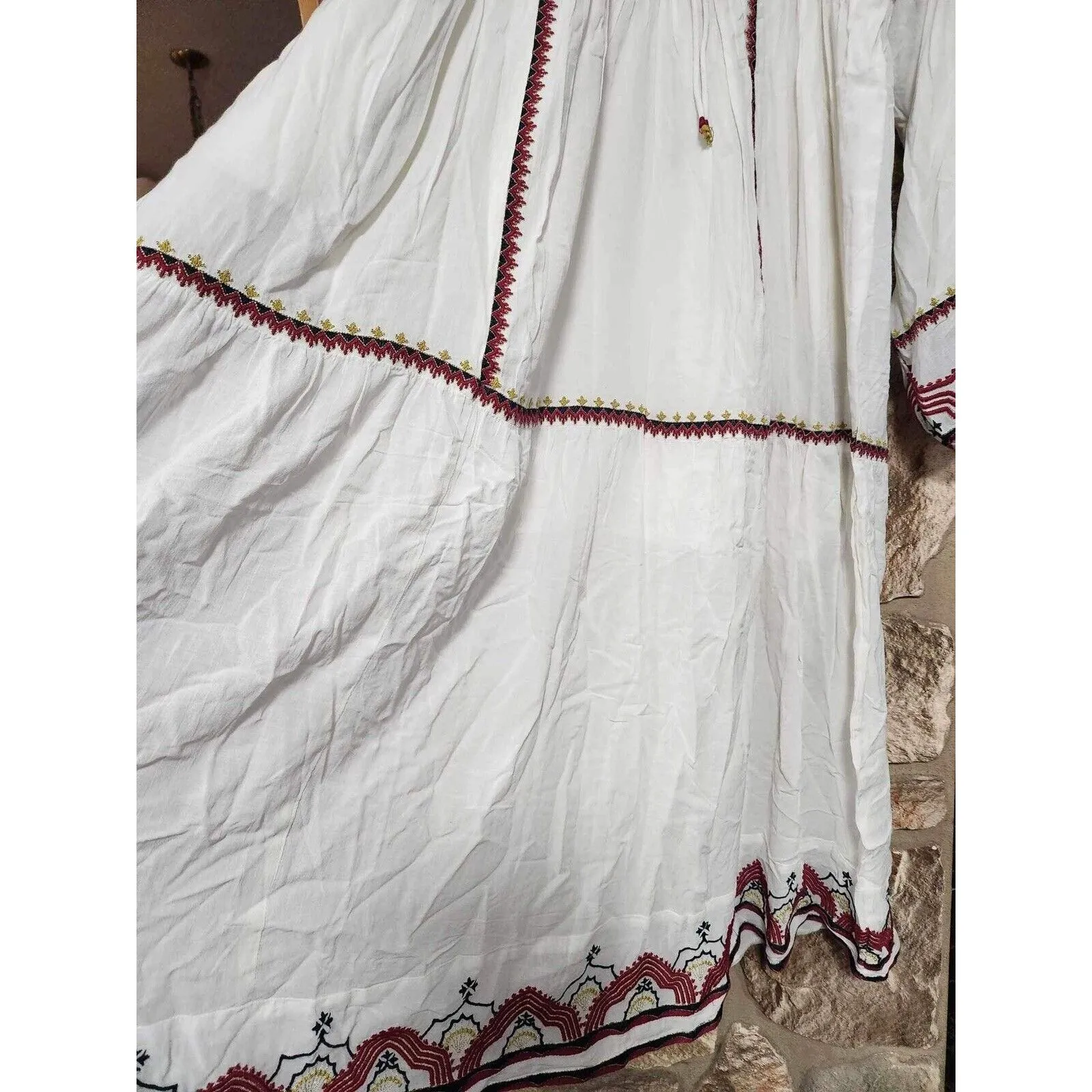 Free People Sweet Escape Embroidered Midi Dress Size S. B23 - Image 8