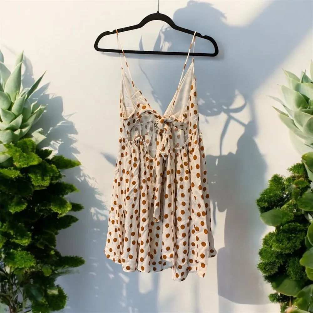 Zara Polka Dot Dress Size Large - Image 2