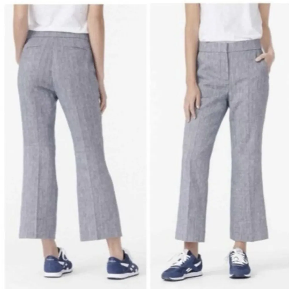 J Crew Hayden Navy Crop Pants size 0 - Image 10