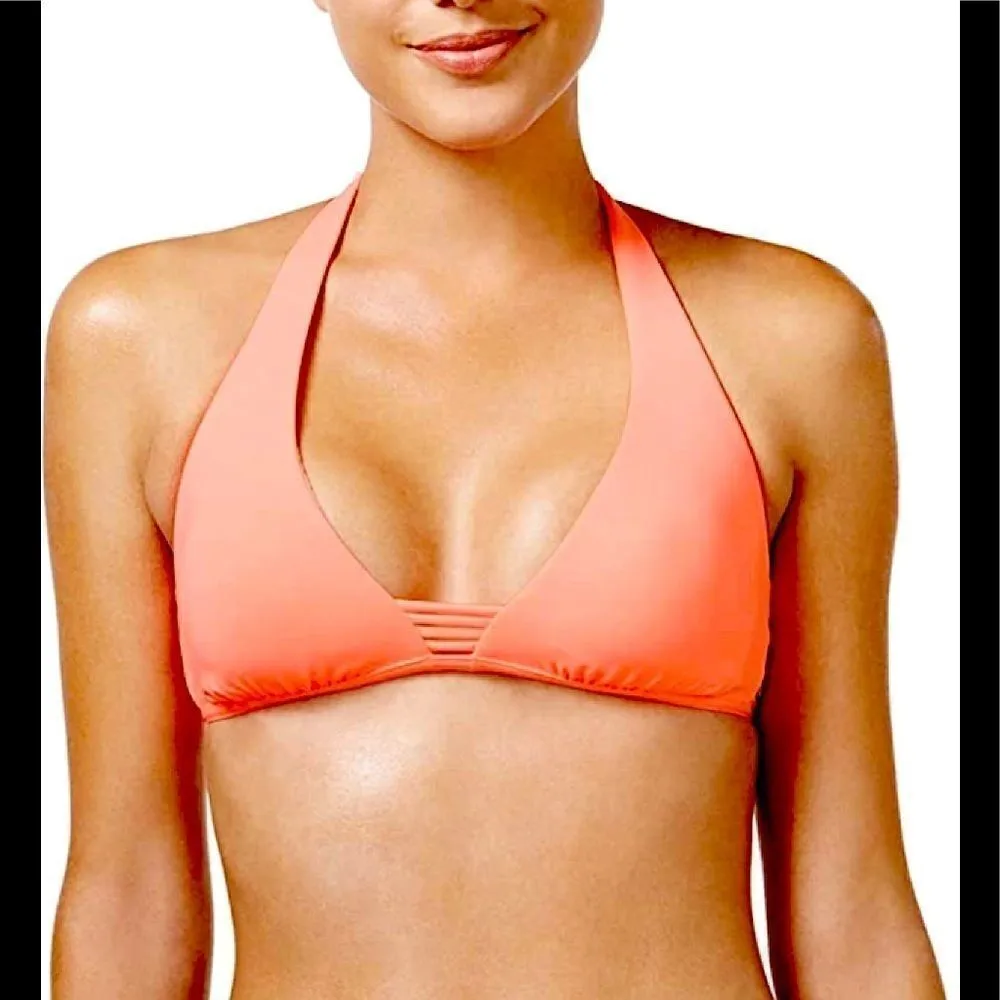 ROXY neon light sherbet orange bikini top. NWT - Image 7