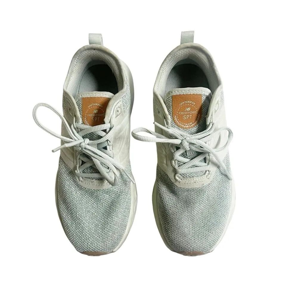 New Balance Women’s Fresh Foam Running Shoes Size 8.5 Light Blue Green - Image 2