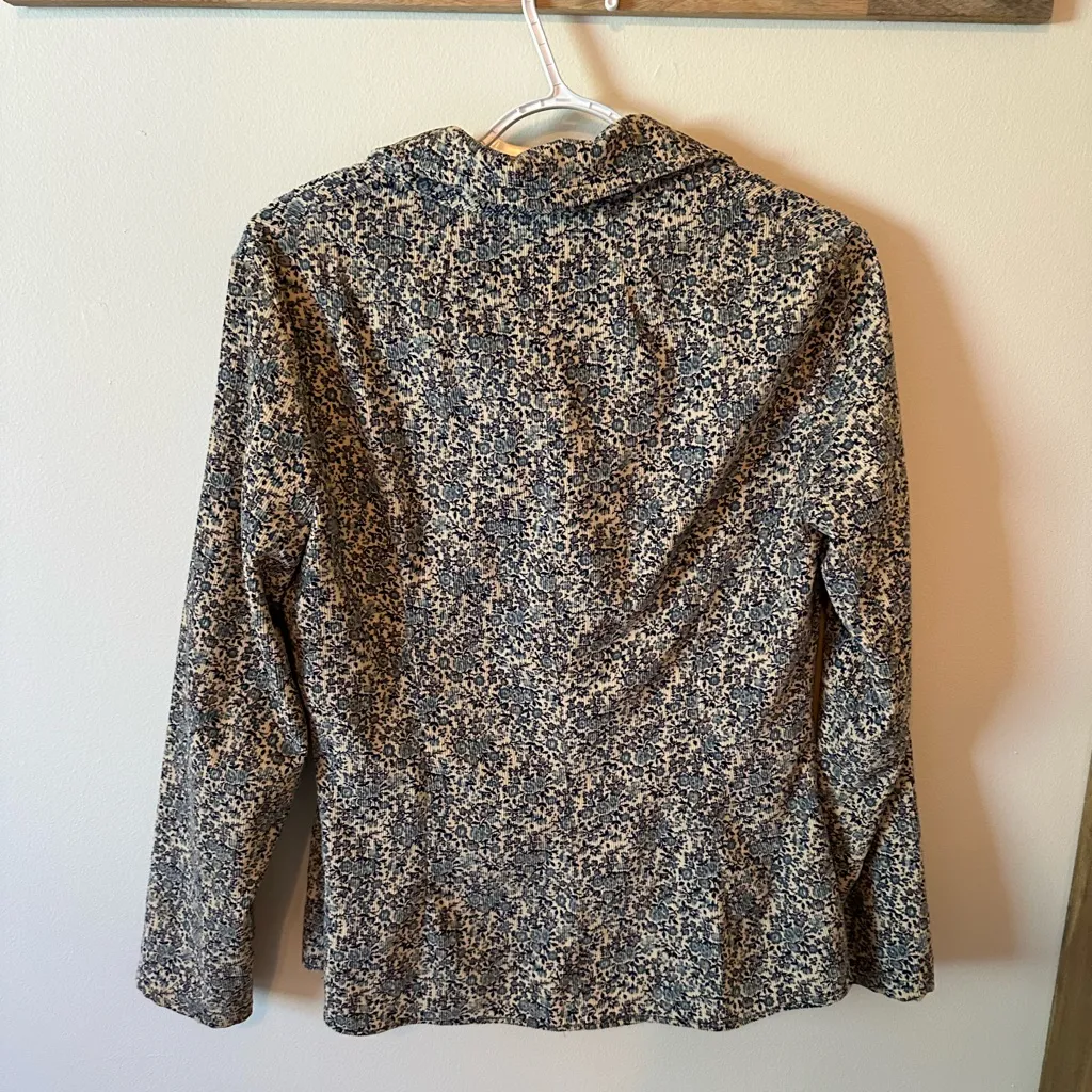 Vintage Floral jacket Blue - Image 3