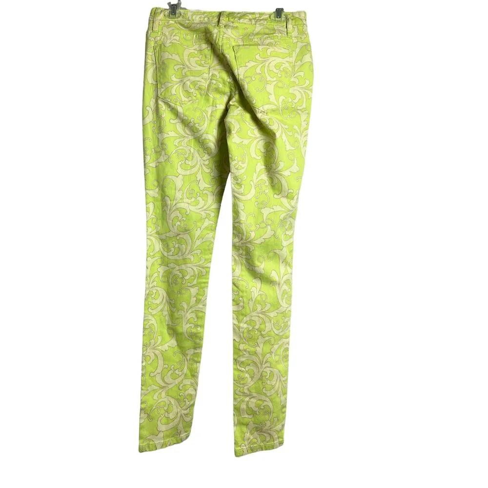 Mossimo Women's Skinny Jeans Yellow Print Fit 4 Sz 6 - Image 13