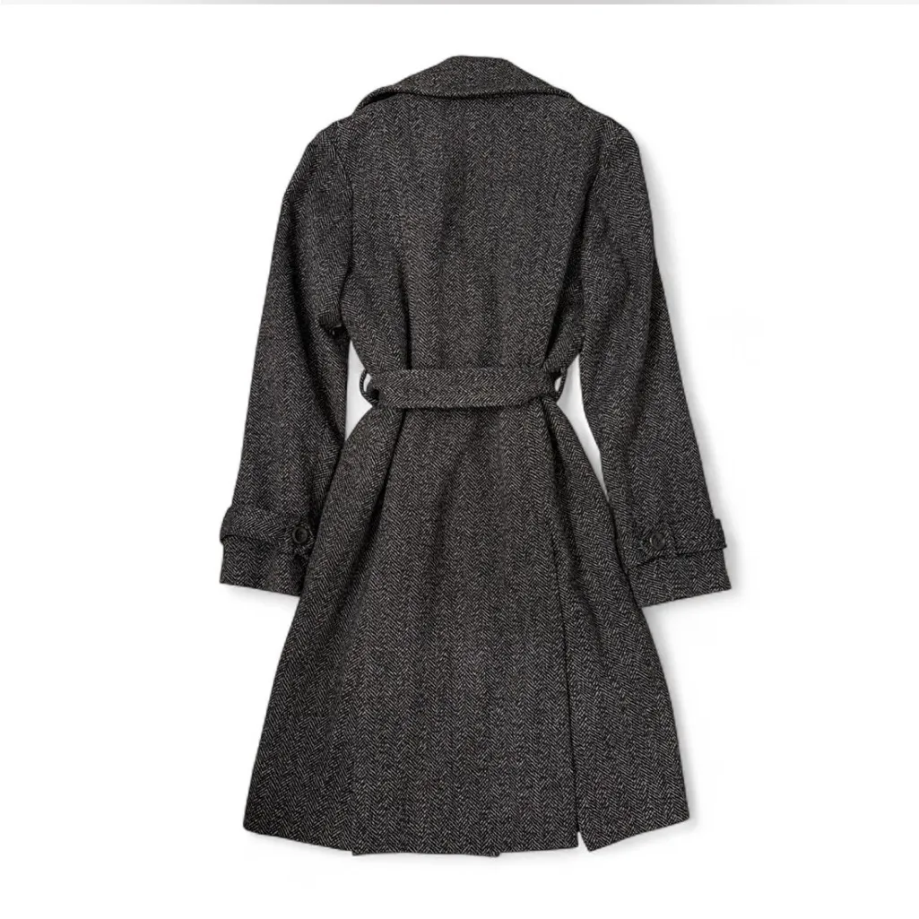 Steve Madden Vtg  Wool Trench Coat - Image 3