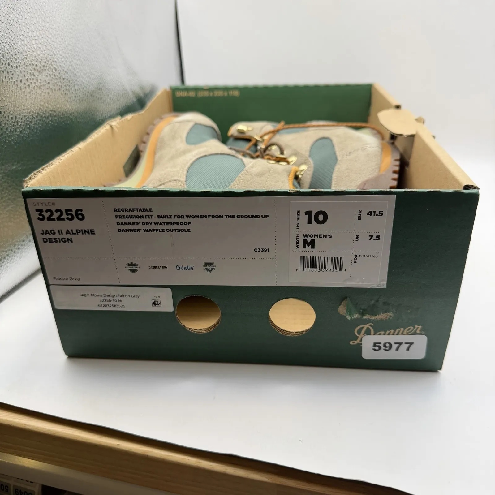 Danner X Alpine Design Women's Jag II Boots SZ 10M Falcon Gray New Hiking - Image 9