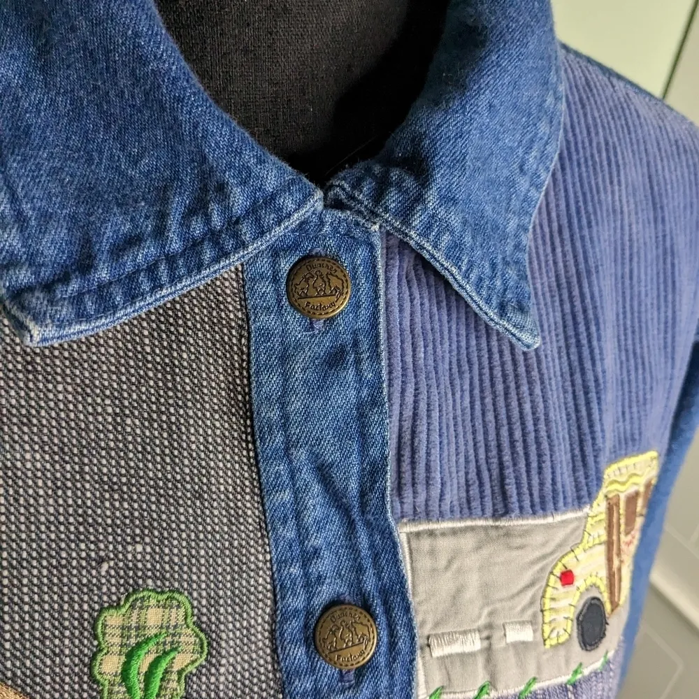 QUACKER Factory Teacher School Denim Shirt - Image 13