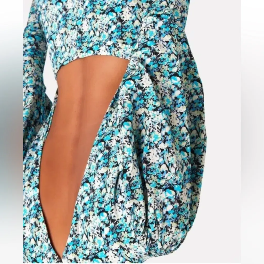 ROTATE BIRGER CHRISTENSEN No. 57 ReRunner Open Back Dress in‎ Blue size us 8 - Image 3