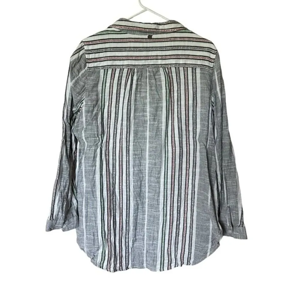 Aruba Pullover Kaftan Style Tunic Blouse Large - Image 2
