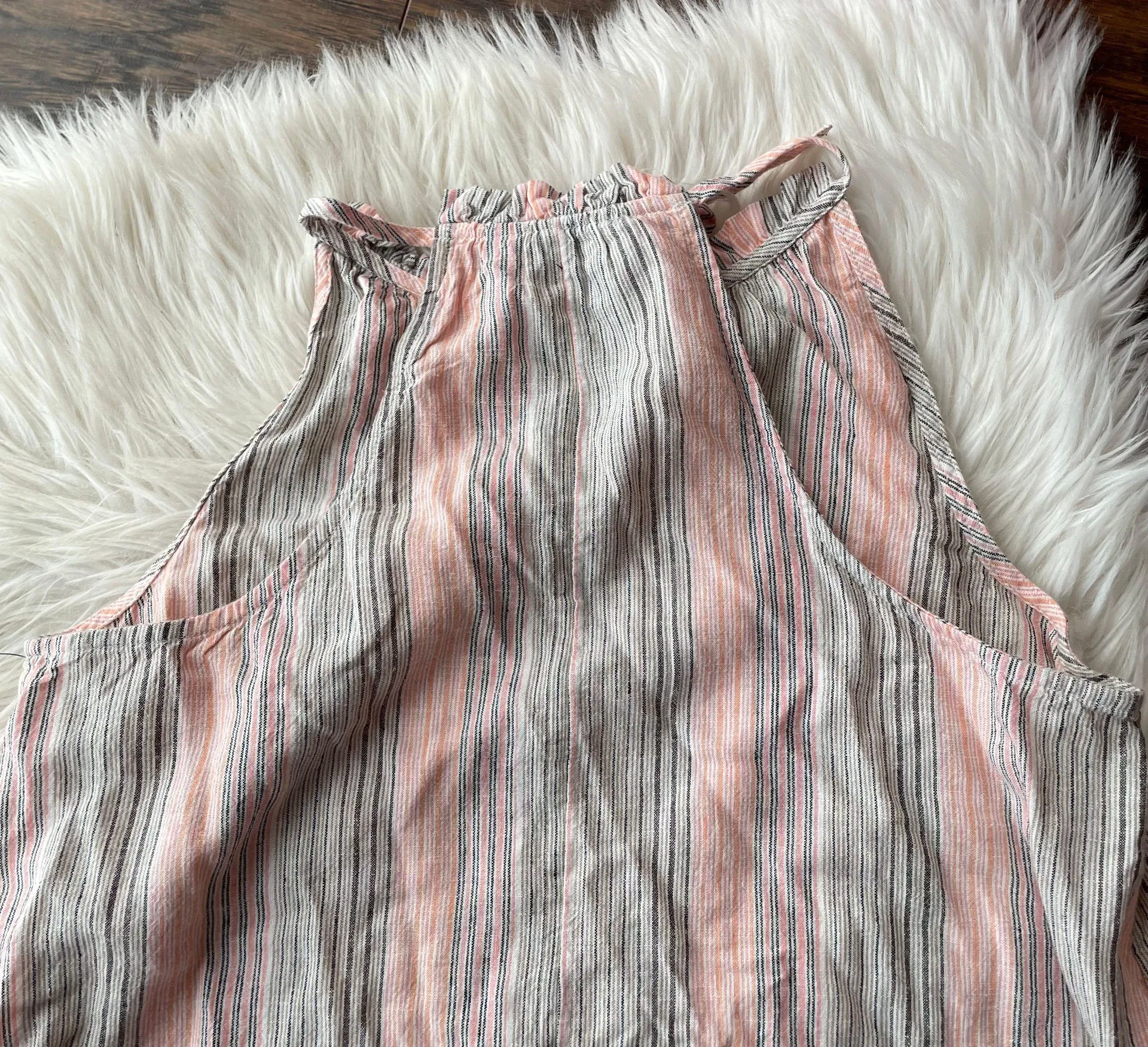 Tiered Stripe Peasant Maxi Dress - Image 5