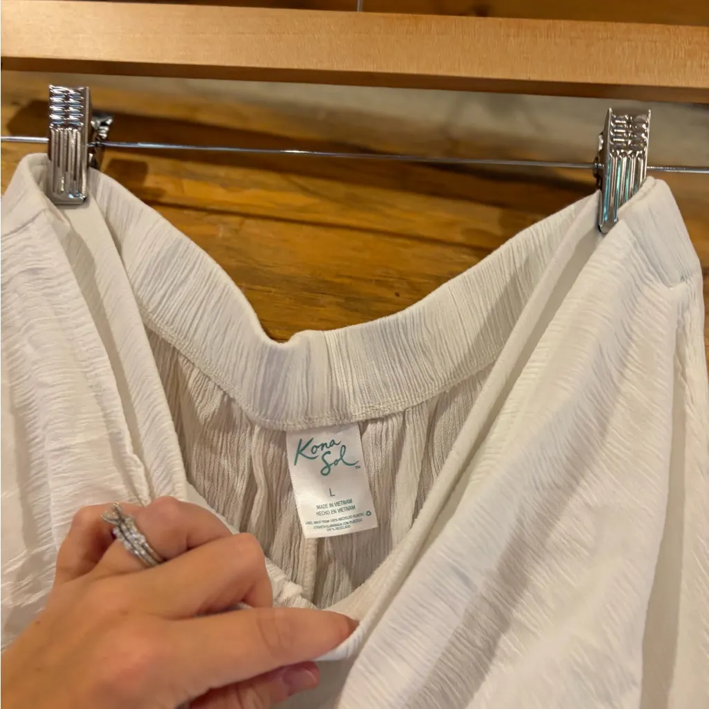 Kona Sol Beach Cover Up Pants size L - Image 4