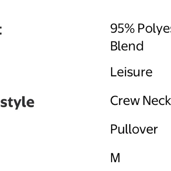 New Red Long Sleeve Sweater M - Image 8