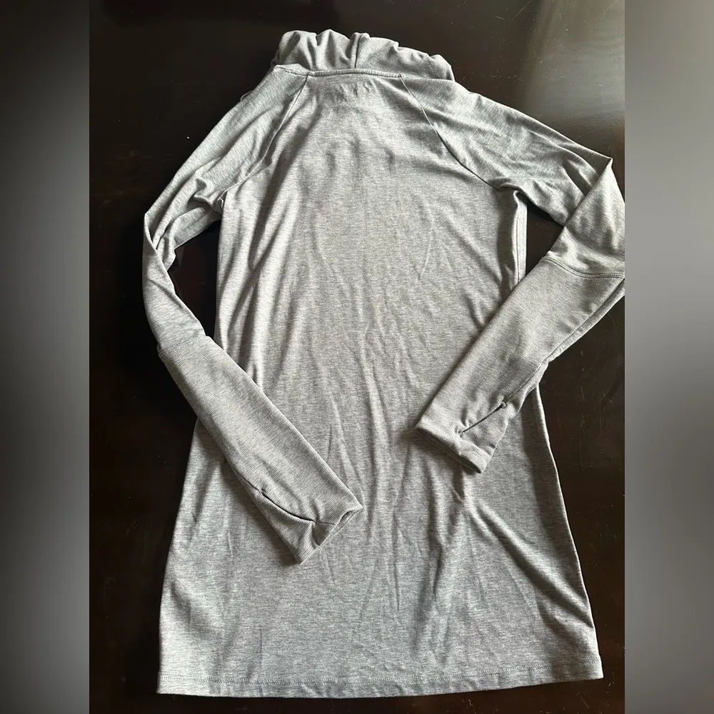 Athleta Essence Hooded Tunic Grey Heather XS - Image 5