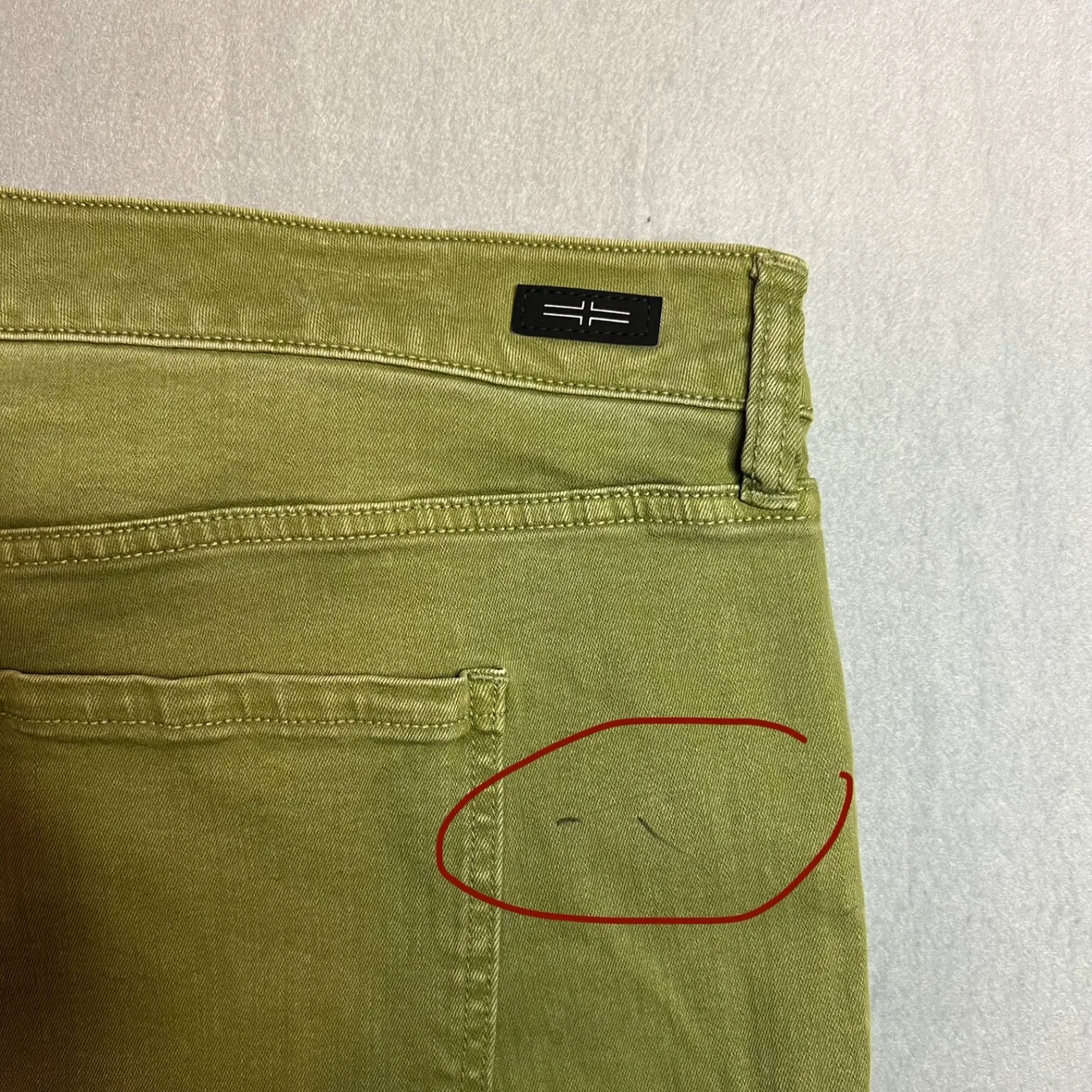 Liverpool Kennedy Crop Straight Jeans Plus Size 22W Eucalyptus Green NEW - Image 11