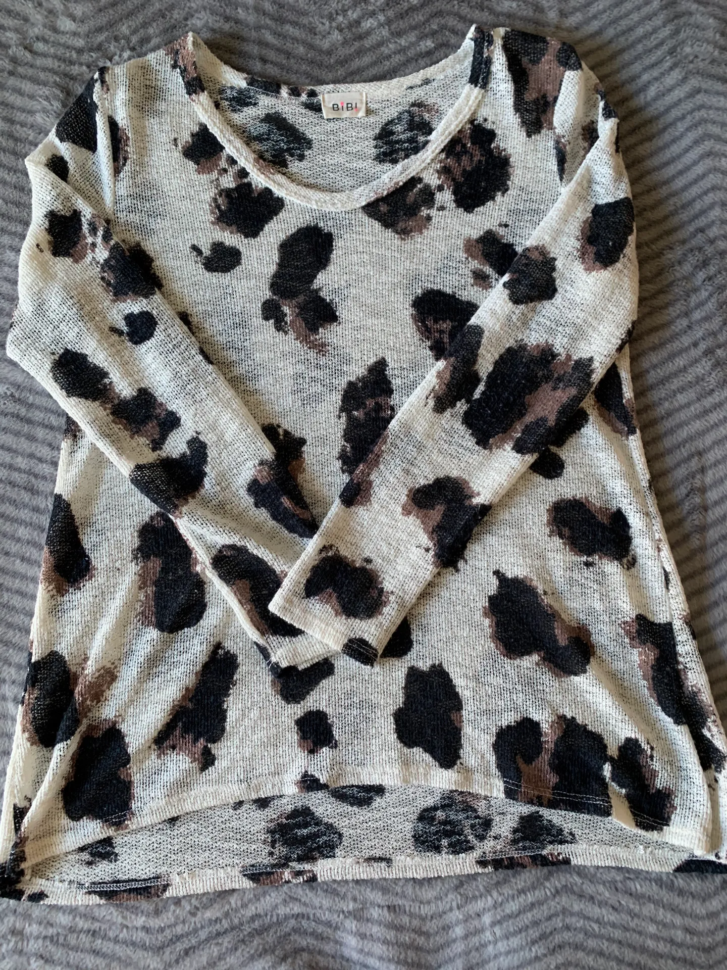 Bibi Cheetah Print Top Multi - Image 3