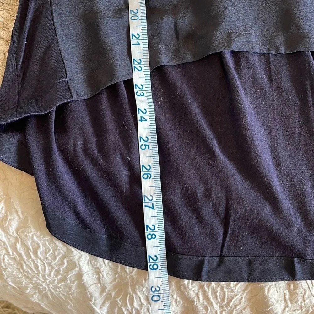 Speechless Juniors' Illusion Contrast Bodycon Dress‎ Mini Zip Navy Blue Size 3 - Image 15