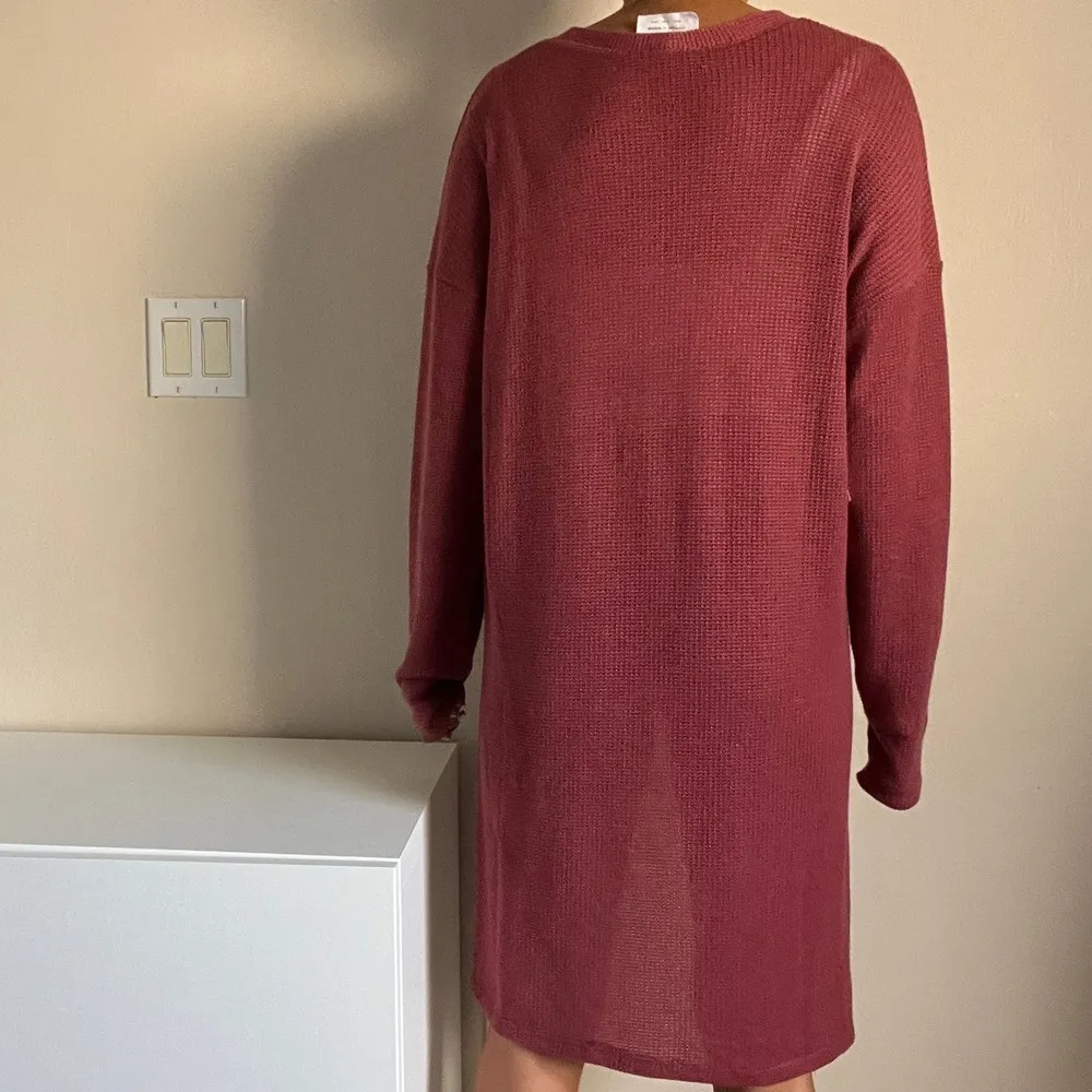 NWT Sadie & Love Red High Low Button Front Knit Sweater Size M Size M - Image 15