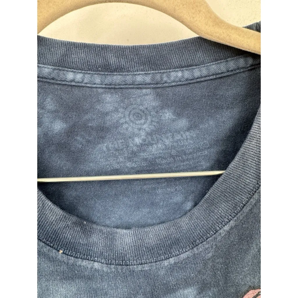 The Mountain Pit bull Graphic Short Sleeve Tee Women XXL Blue Retro Casual - Image 3