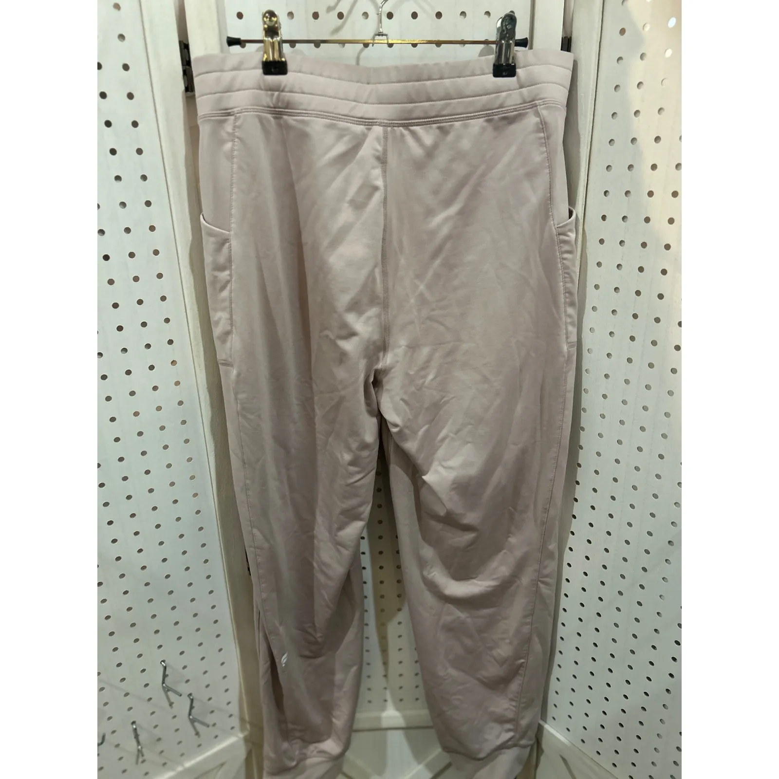 Fabletics Lounge Pants Light Pink Athletic Joggers Womens Size XL - Image 6