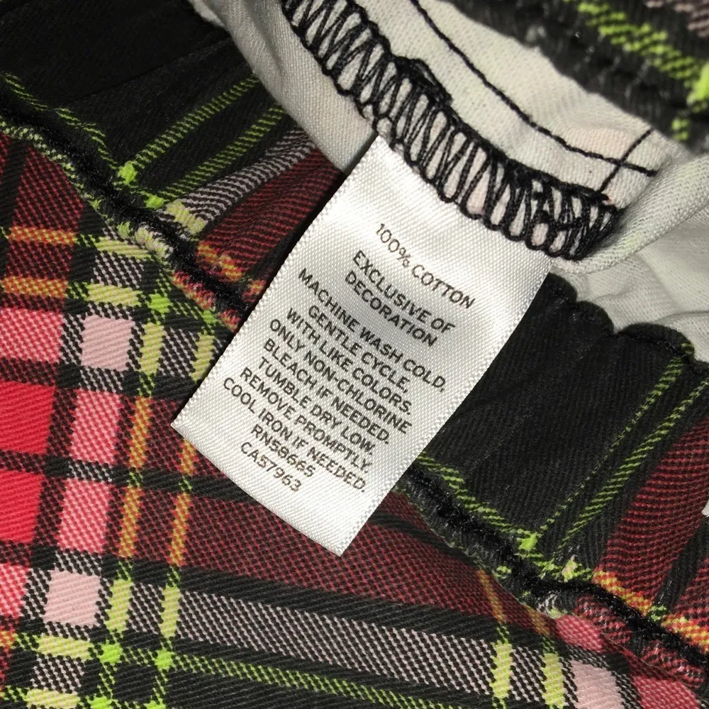 NEW BP Women's Size Small Red Black Plaid Be Proud Plaid Pleated Skirt - Image 6