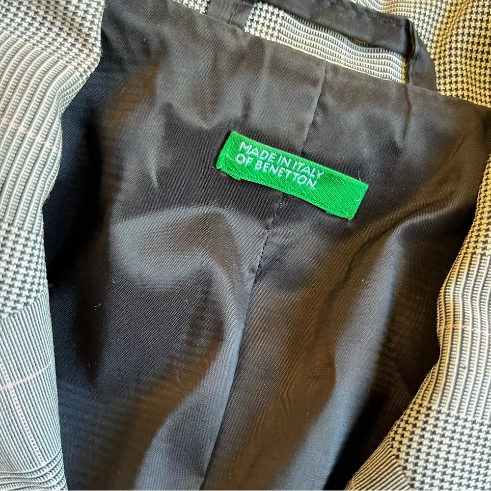 VTG 80s Benetton Blazer Made in Italy Size 42
Excellent Condition - Image 9