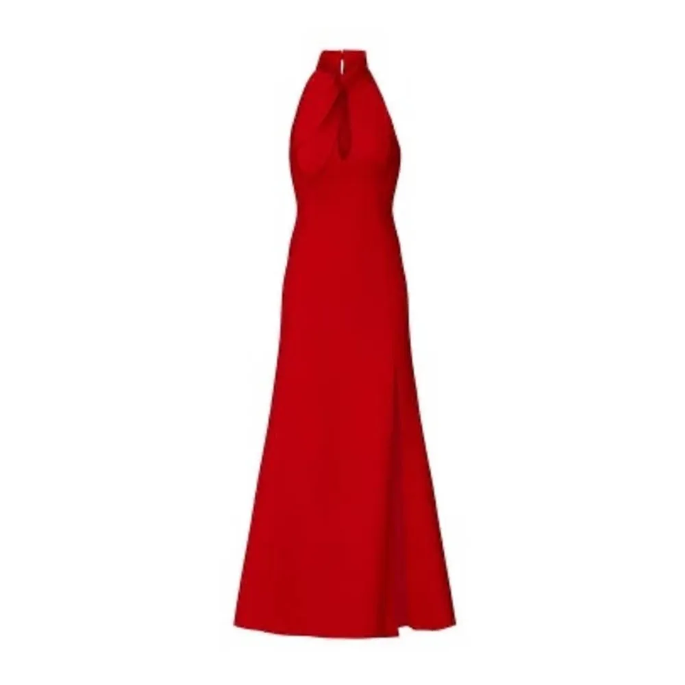 C/MEO Collective l Red High Neck Sleeveless Formal Gown Dress Size 4 - Image 4