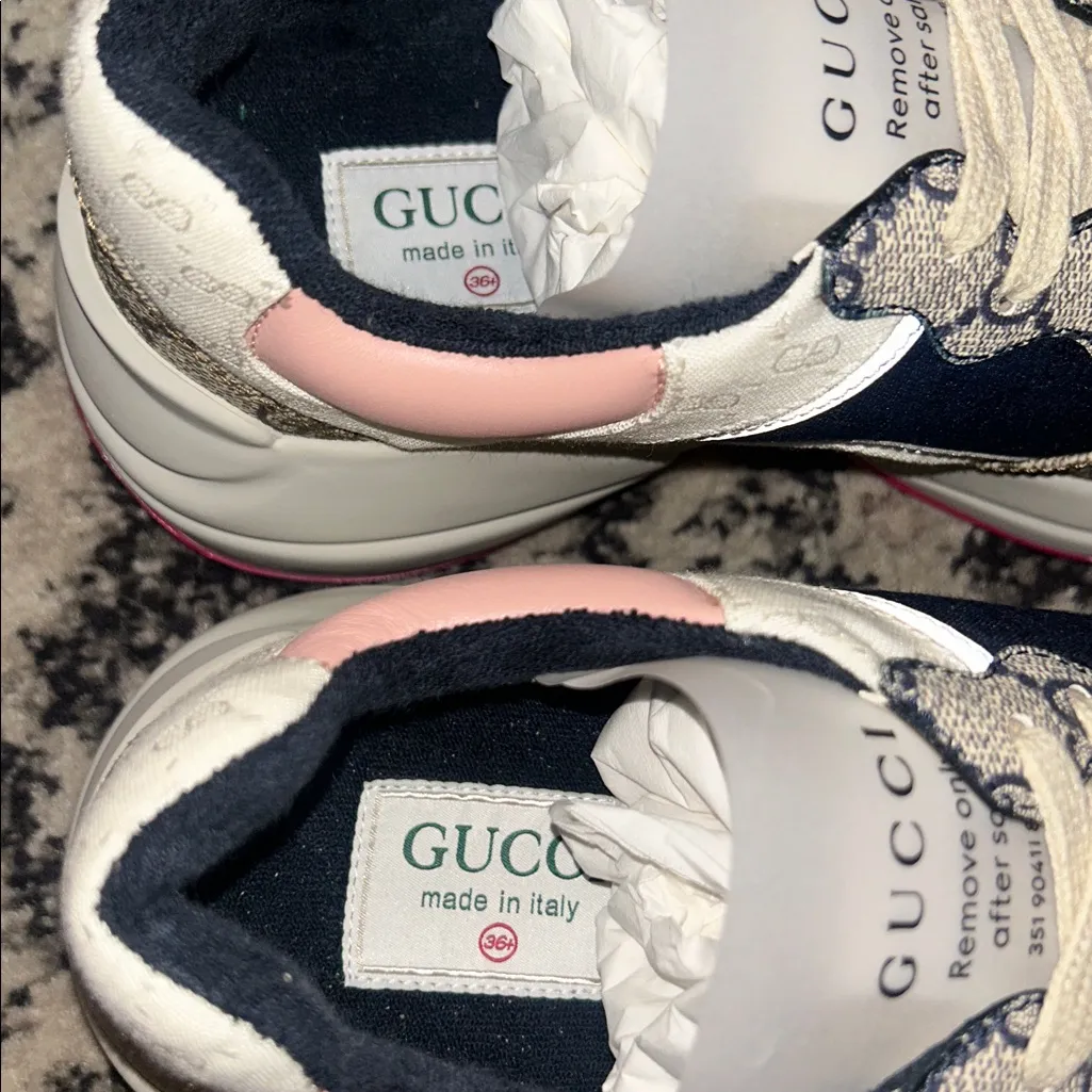 Gucci GG Supreme Rhyton Sneaker size 36.5 - Image 4