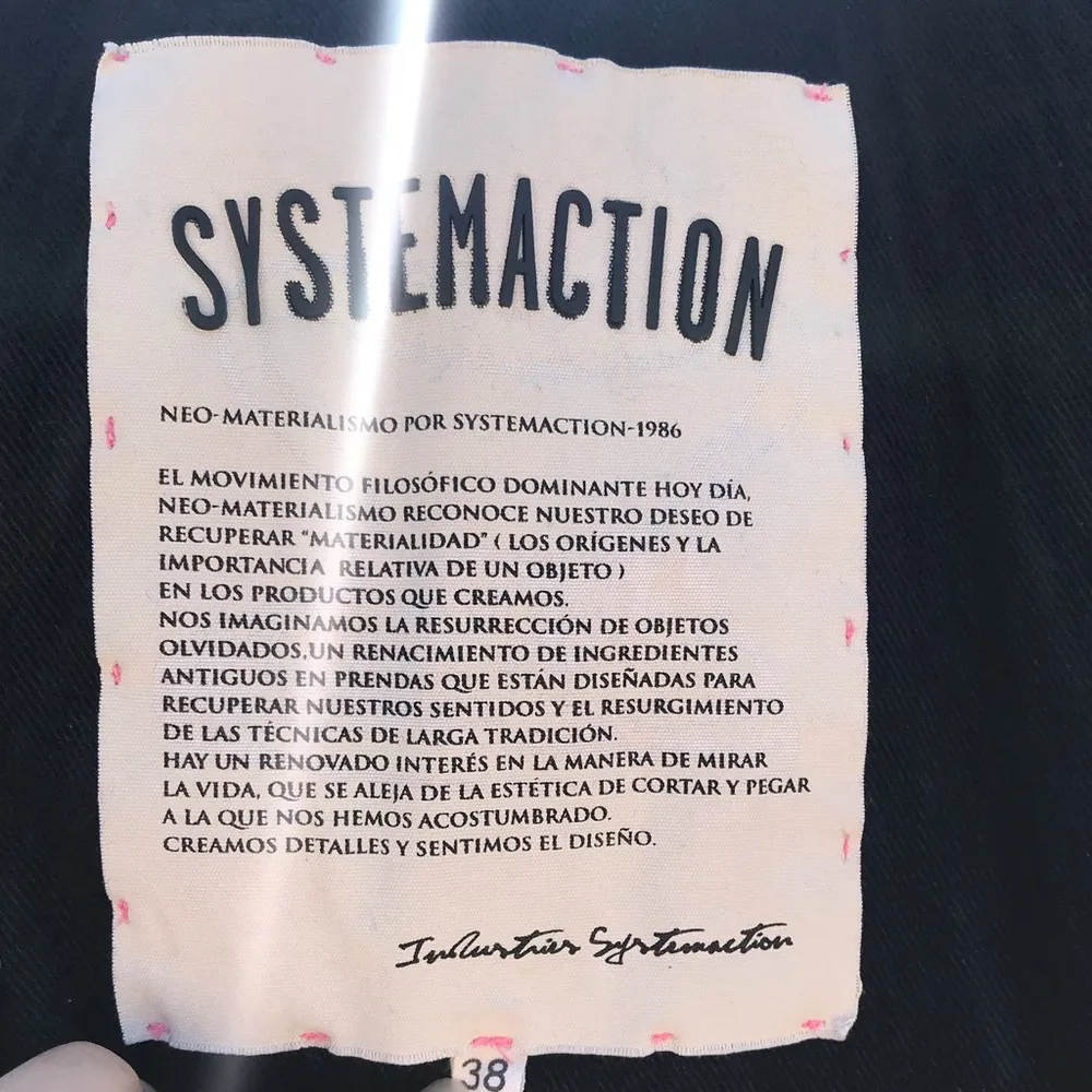 Women’s Systemaction Military Jacket (11) Size 38 - Image 8