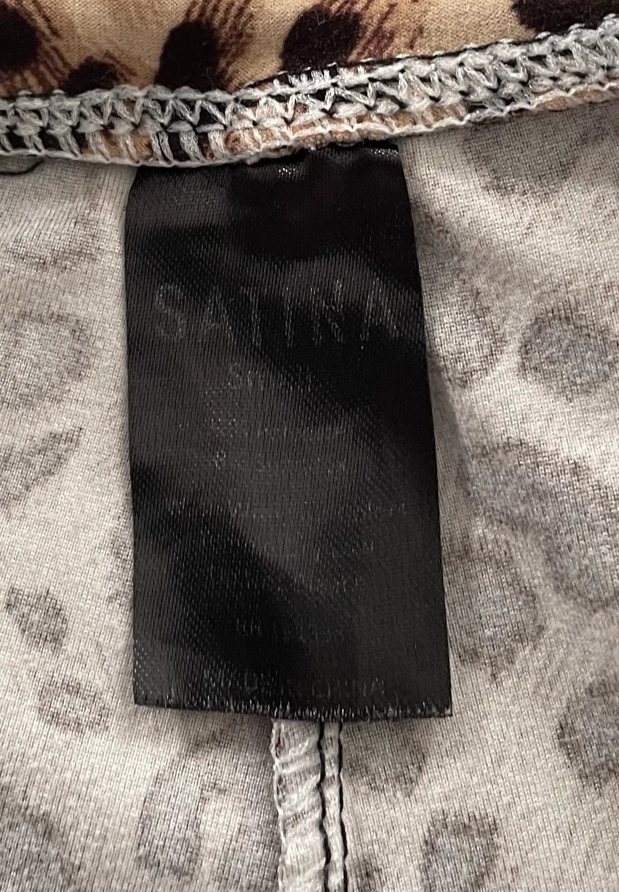 Satina Animal Cheetah Print Flare Leg High Waist Pants, size S  - Image 5