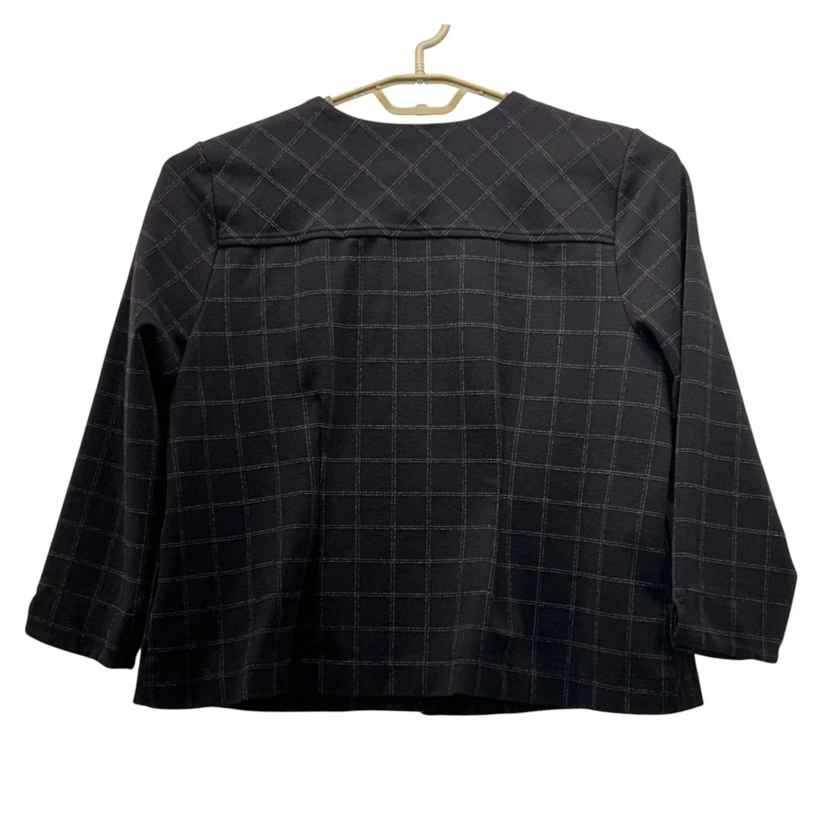 Isaac Mizrahi Live Blazer Pants Suit Black Large - Image 3