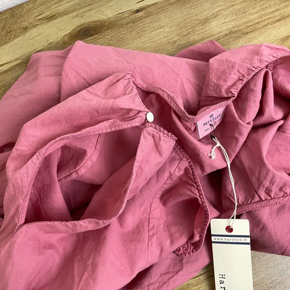Hartford Womens Cold Shoulder Tunic Top Pink Long Sleeve Cotton Womens Size 5 - Image 11