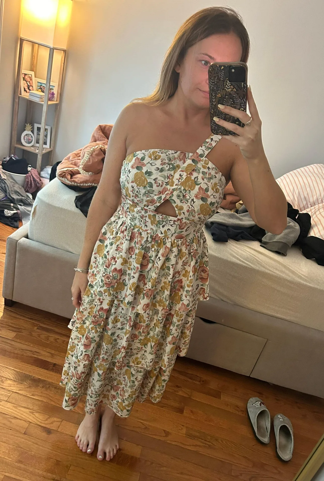 Floral Midi Dress - Image 4