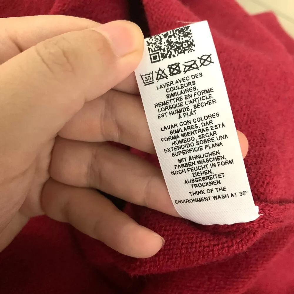 3/$15 NEW ASOS DESIGN Knit Midi Dress with Scoop Neck and Open Back Detail Red - Image 10