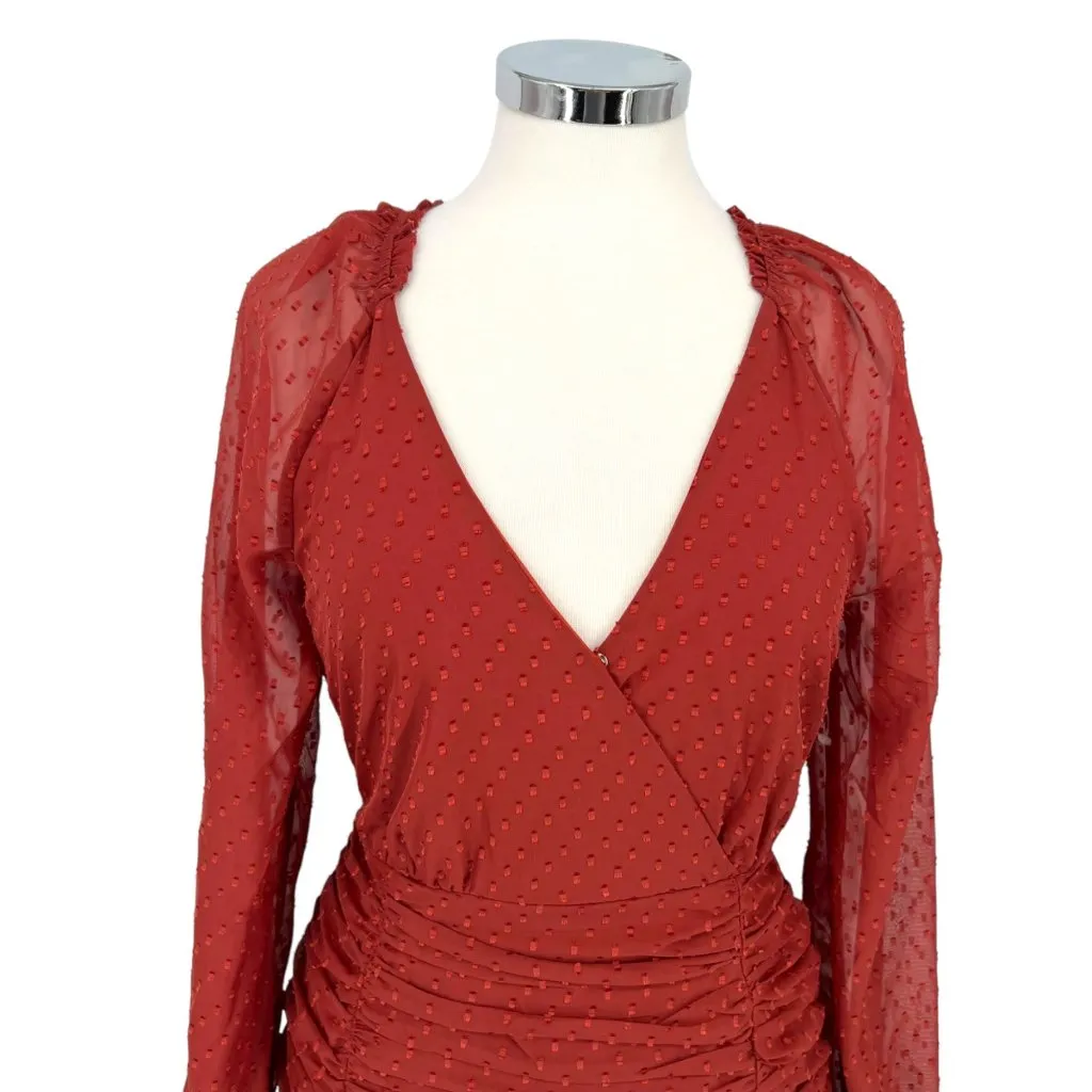 Floret Studios Polka Dot Ruffle Ruched V - Image 2