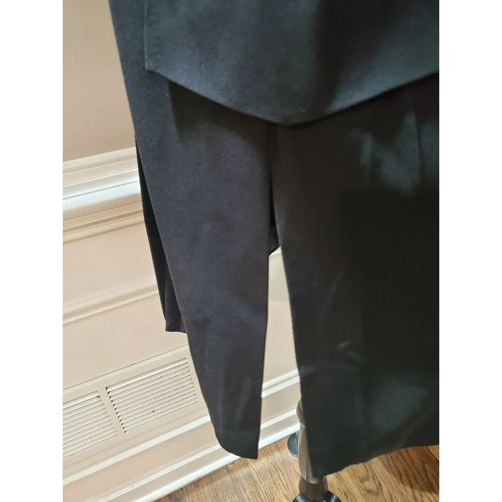 Boutique Europa Women Black Polyester Long Sleeve Single Breasted Blazer Size 16 - Image 7