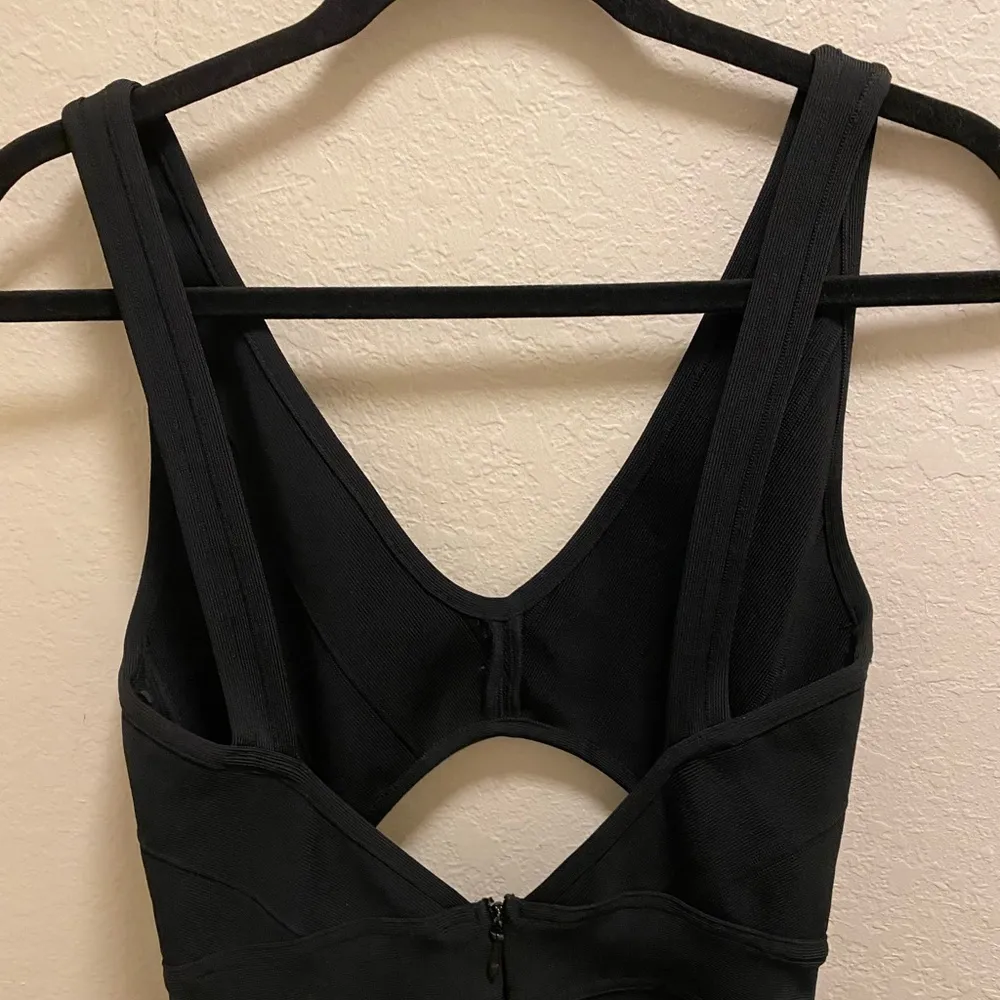 Herve Leger x Forever 21 black cut-out romper - Image 10