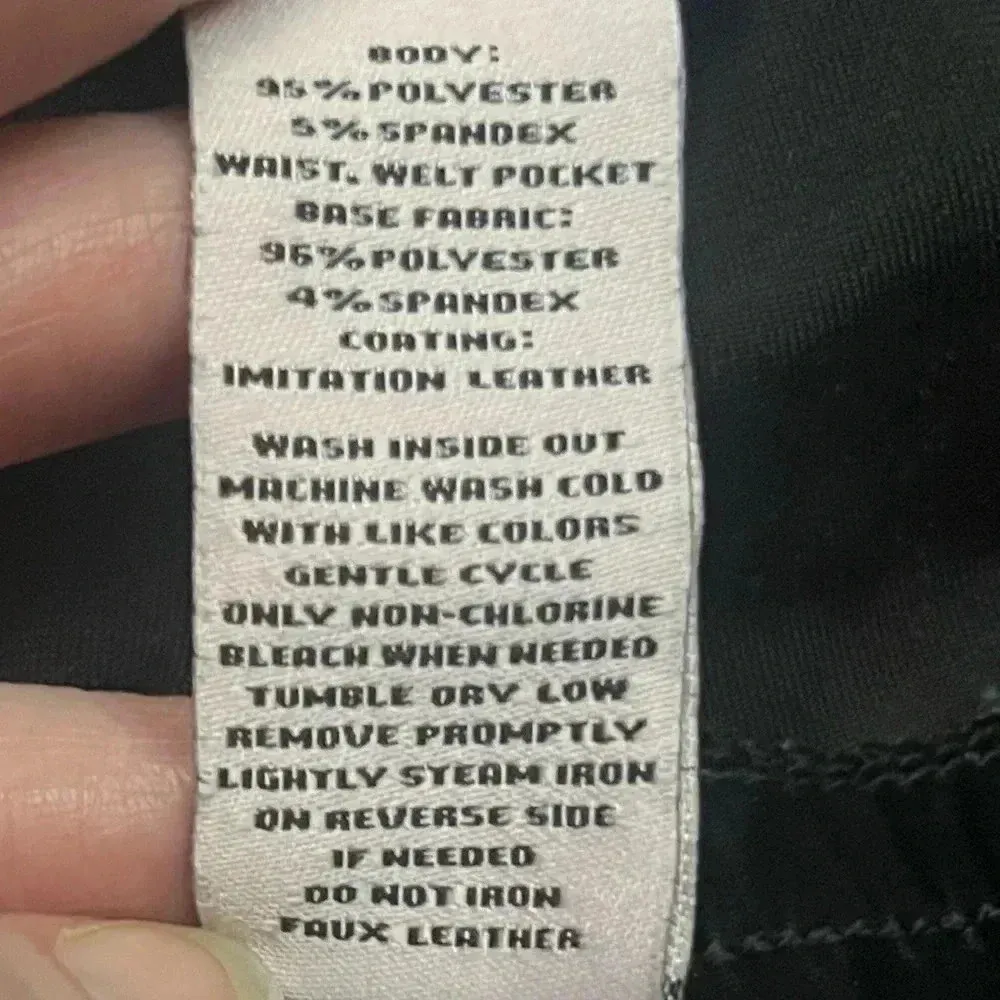 Juicy Couture Y2K Black Velour Joggers with Pockets Elastic Waistband Size L - Image 4