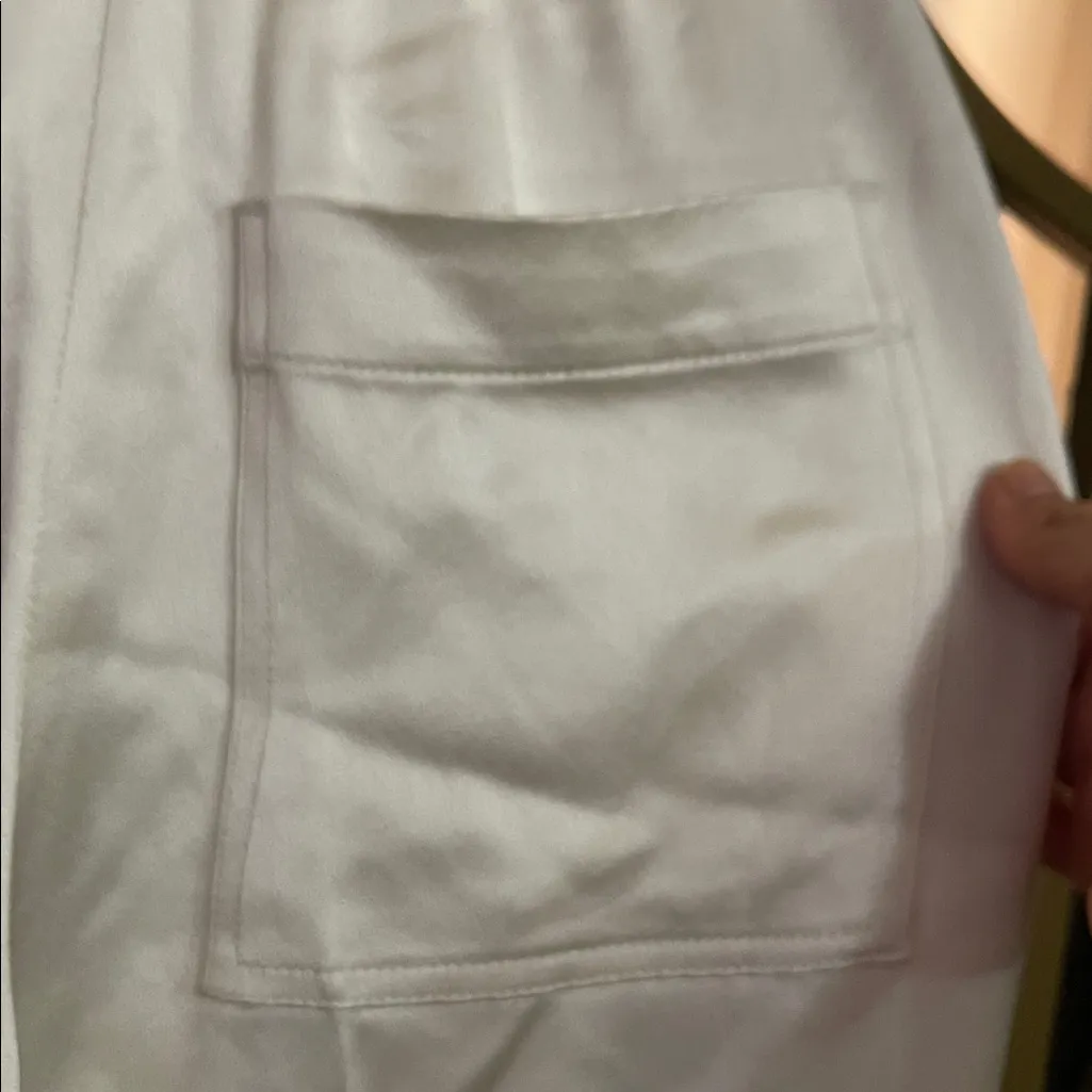 3.1 Phillip Lim Crepe Satin Jogger With Ghost Waistband Ivory size 0 - Image 10