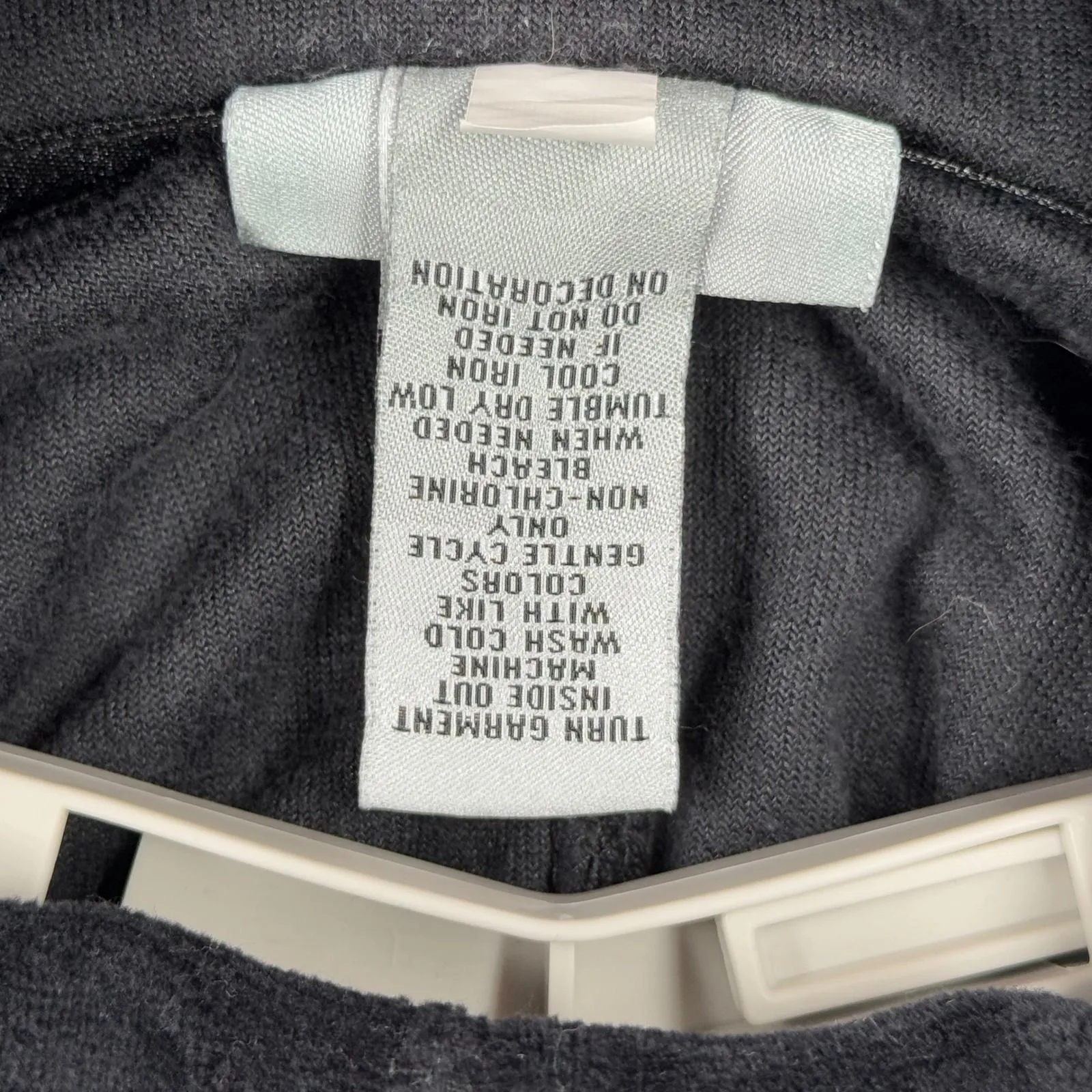 Catherines Hoodie Womens Black Velour Zip Up Sweatshirt Plus Size 2X Casual - Image 7