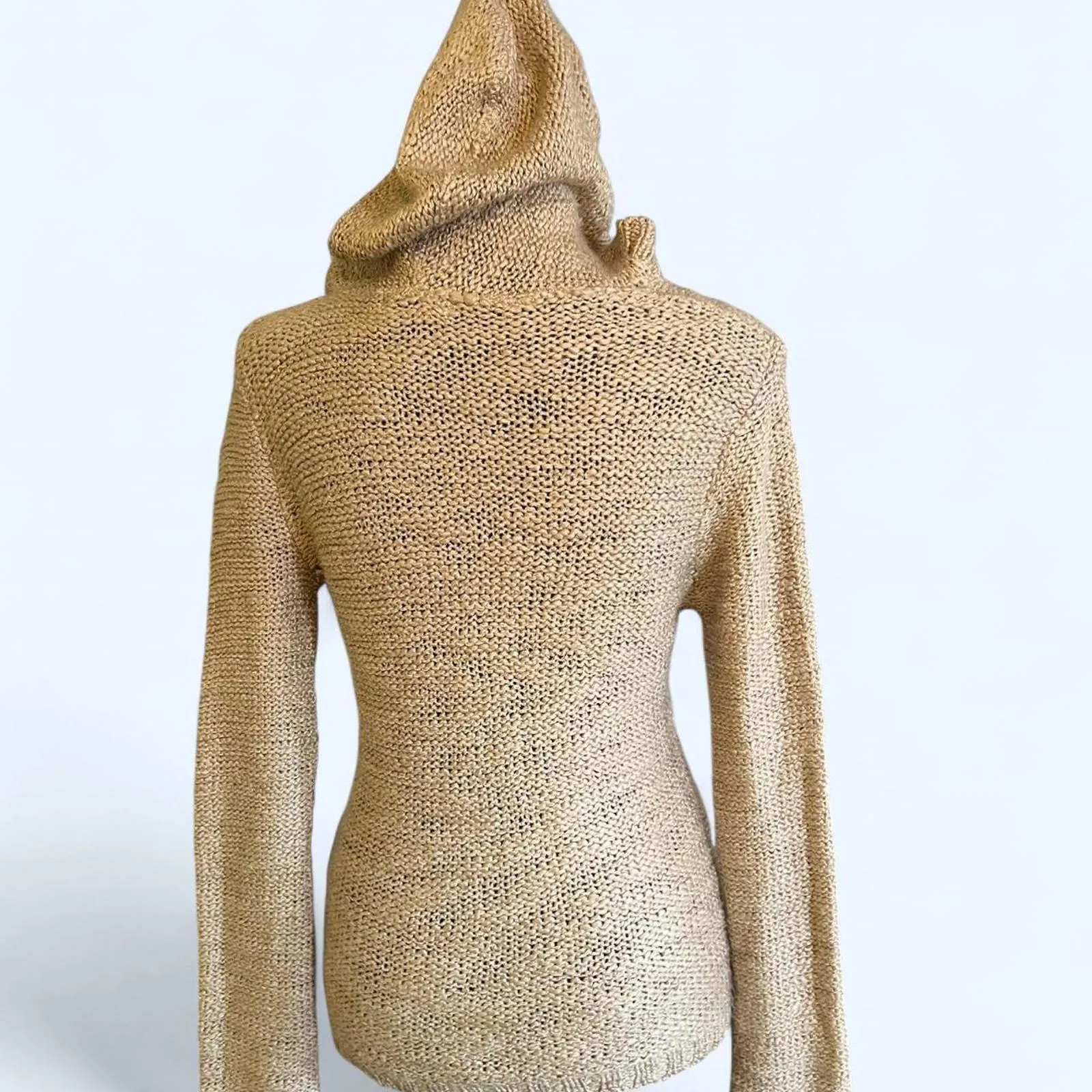 American Rag Cie Vintage Y2K sweater Size Medium Tan - Image 3