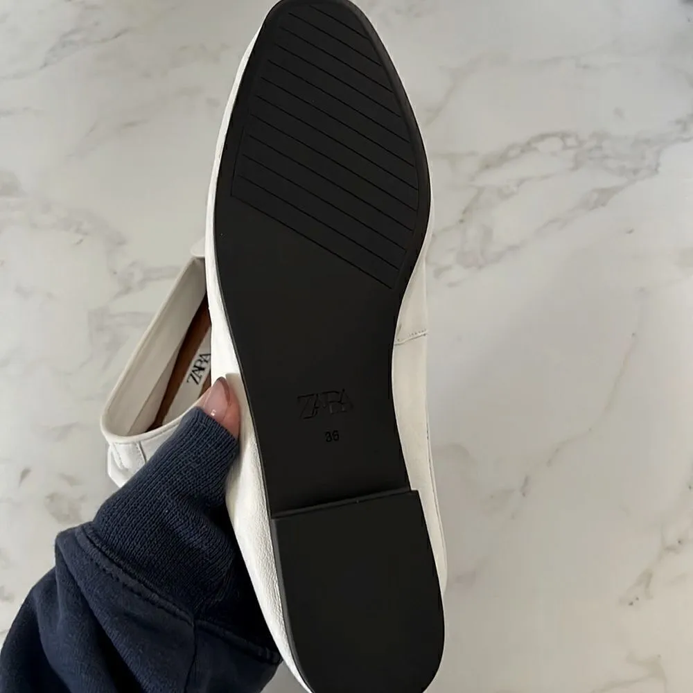 Zara white loafers NWOT   - Image 5