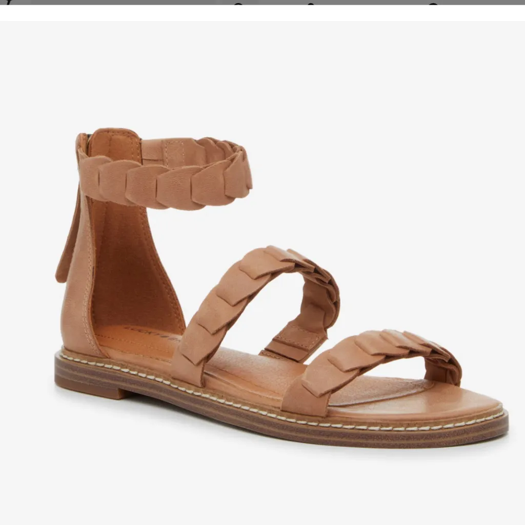 Women’s Lucky Brand Kandiss Sandal in Brown sz 7 NIB - Image 3
