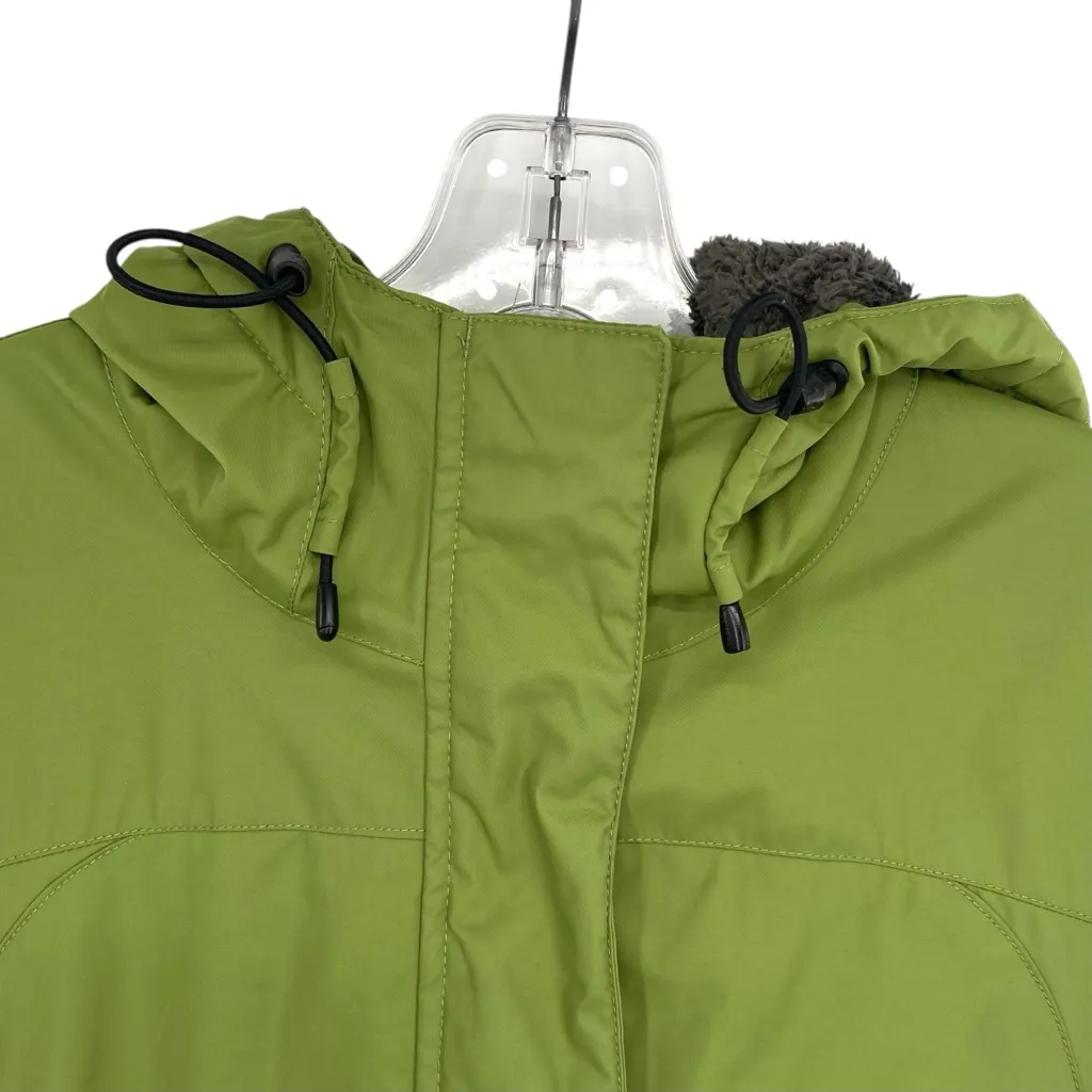L.L. Bean Women’s Winter Warmer Coat Green Size Medium - Image 3