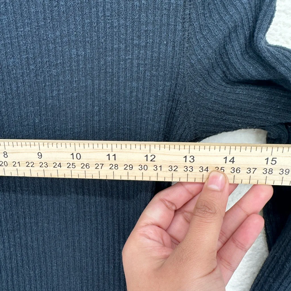 Abercrombie & Fitch Ribbed Knit Long Sleeve Top - Image 5